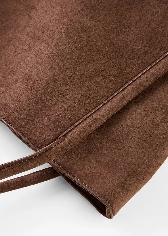 Shopper in Velourslederoptik, bonprix