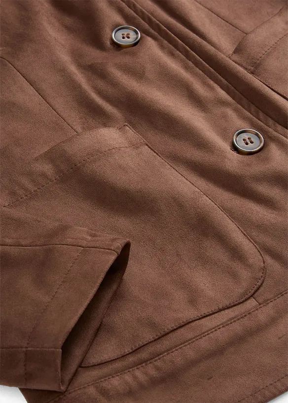 Veste en su&eacute;dine, bonprix