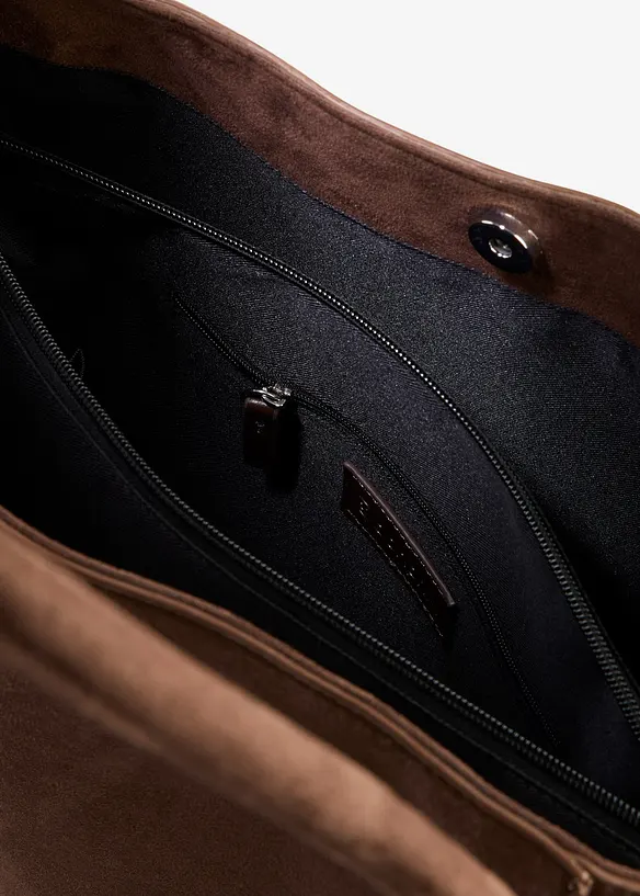 Shopper in Velourslederoptik, bonprix