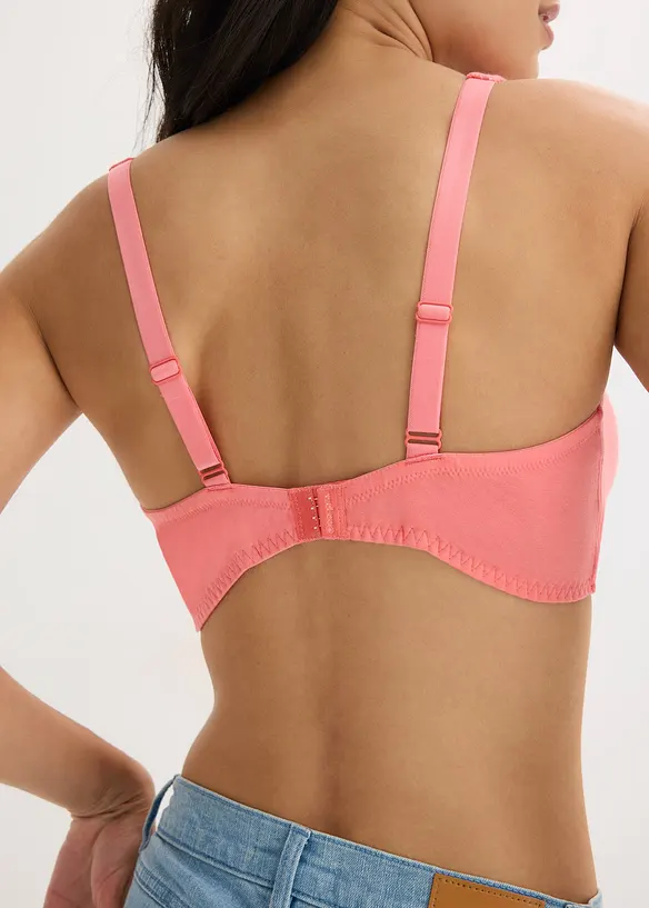Bralette ohne B&uuml;gel mit ​Baumwolle (2er Pack), bonprix