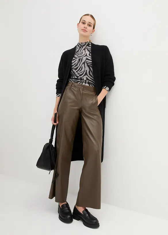 Manteau en maille avec de l&rsquo;alpaga, bonprix