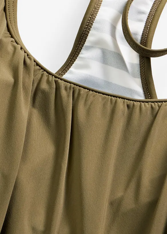 Long-Tankini (2-tlg. Set) im Lagenlook, bonprix