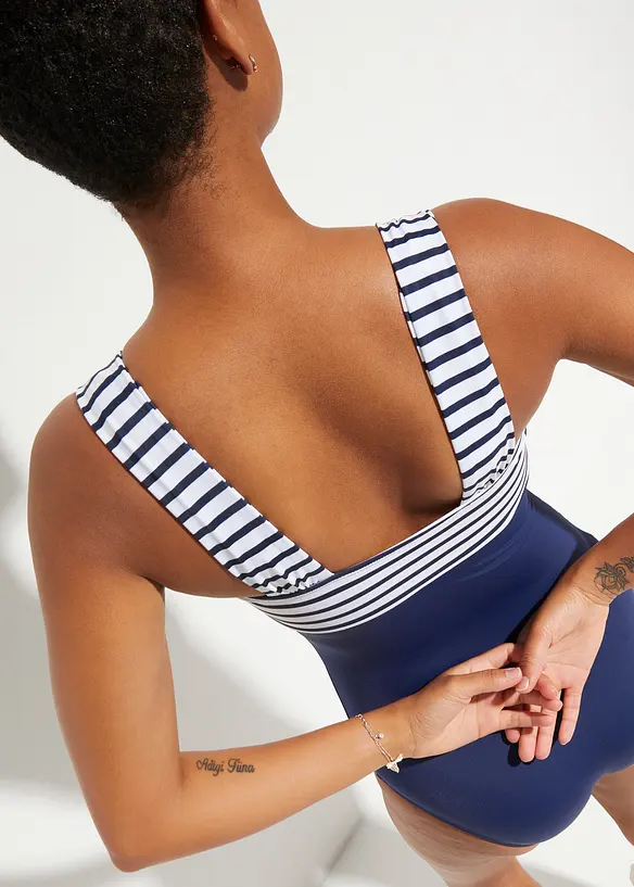 Medium Shape-Badeanzug mit breiten Tr&auml;gern, bonprix