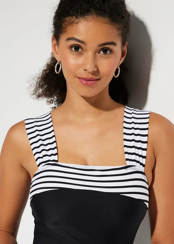 Medium Shape-Badeanzug mit breiten Tr&auml;gern, bonprix