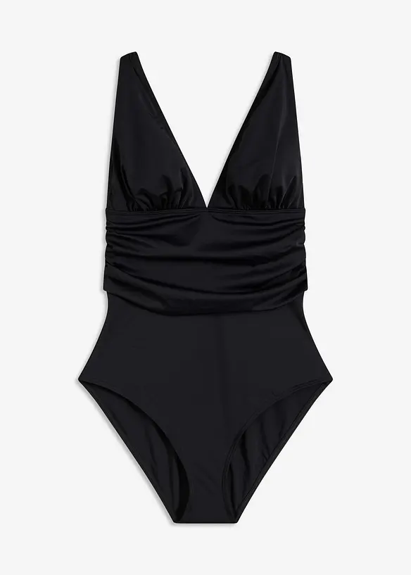 Maillot 1 pi&egrave;ce &agrave; encolure V, bonprix