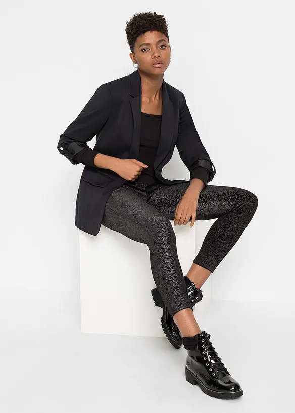 Legging scintillant en velours, bonprix