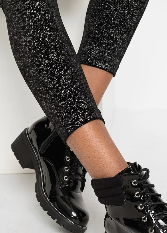 Legging scintillant en velours, bonprix