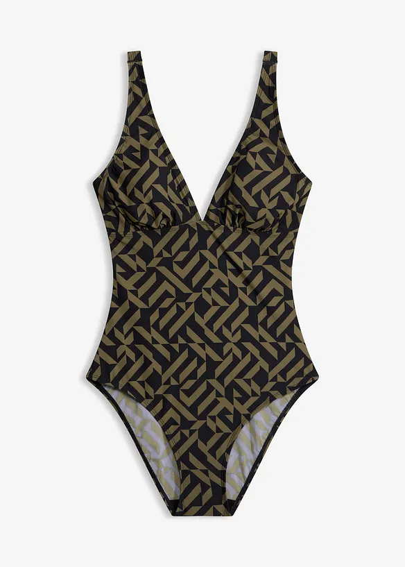 Light Shape-Badeanzug mit V-Ausschnitt, bonprix