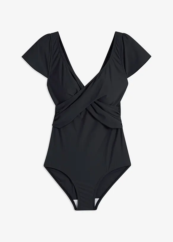 Light Shape-Badeanzug mit Wickeloptik, bonprix