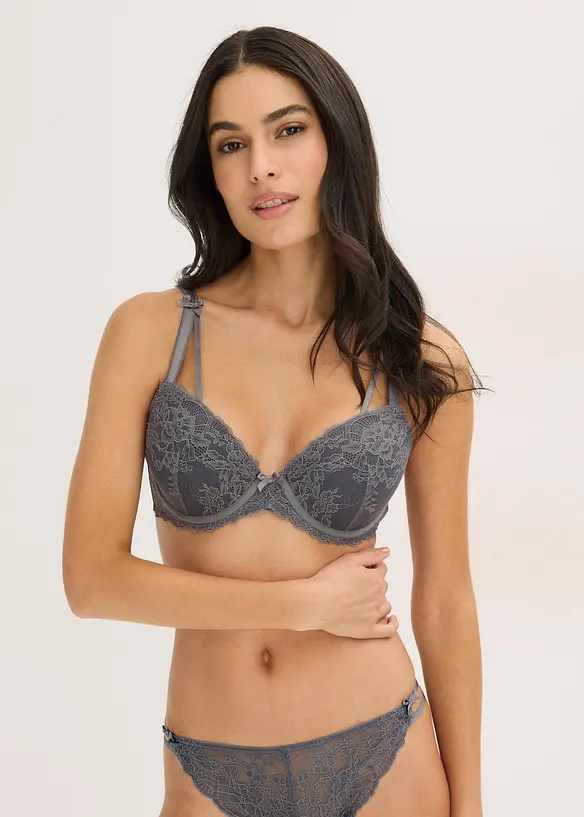 Soutien-gorge &agrave; coques en dentelle, bonprix