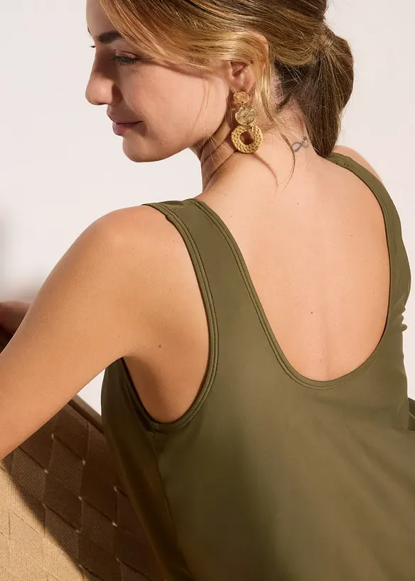 Haut de tankini oversize, coupe ballon, bonprix