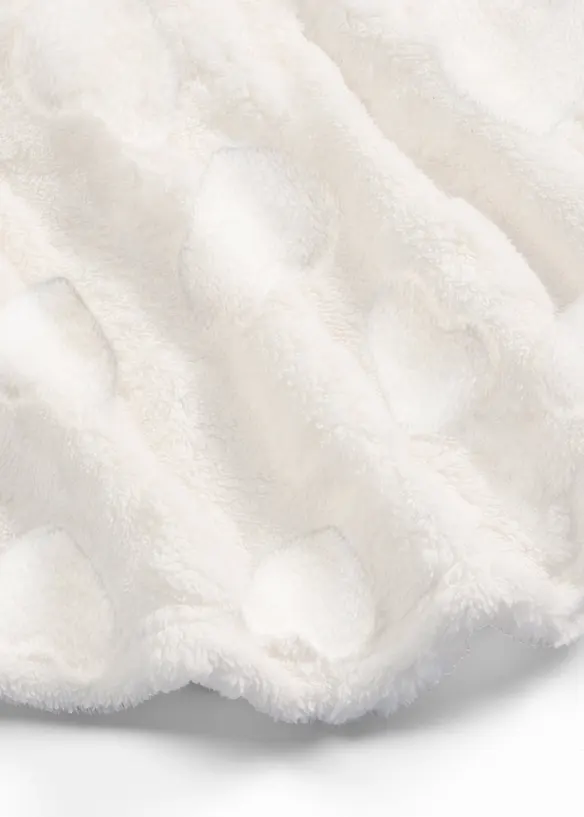 Pull long oversize &agrave; motif c&oelig;urs, bonprix