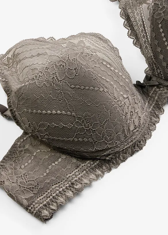 Soutien-gorge &agrave; coques en dentelle d&eacute;licate, bonprix