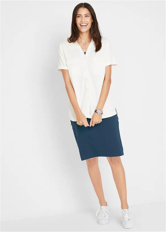 Figurbetontes Shirtkleid (2er Pack), bonprix