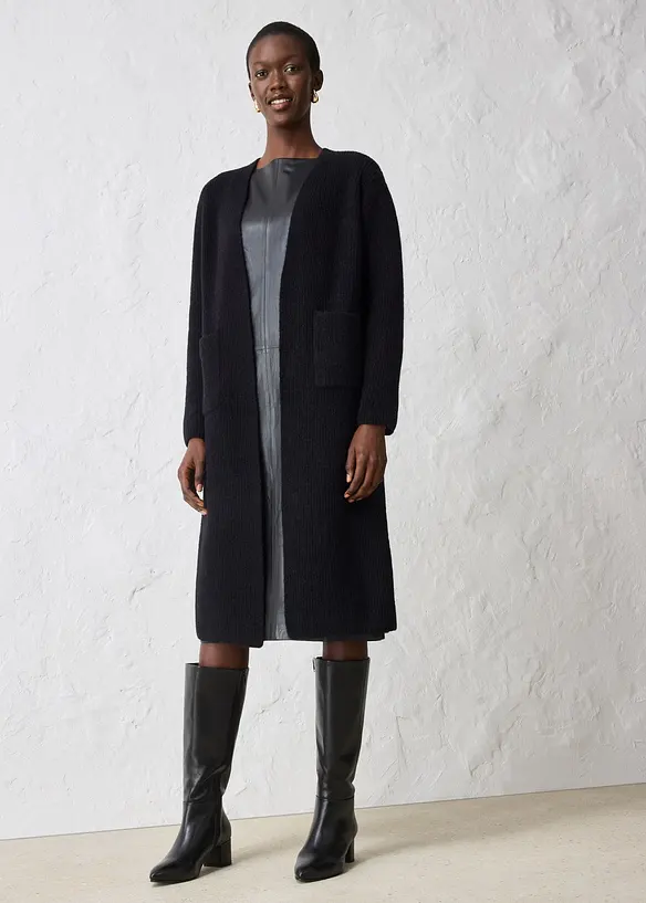 Strickmantel mit Alpaka, bonprix