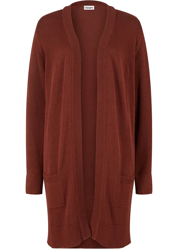 Longstrickjacke, Langarm, bonprix