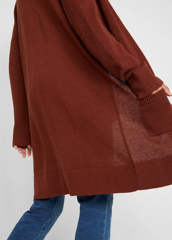 Longstrickjacke, Langarm, bonprix