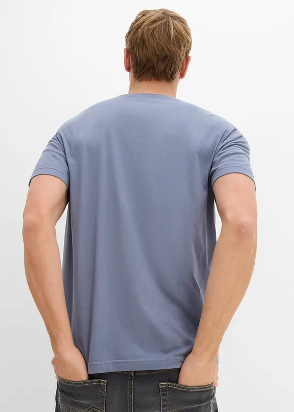 T-Shirt aus reiner Baumwolle (2er Pack), bonprix