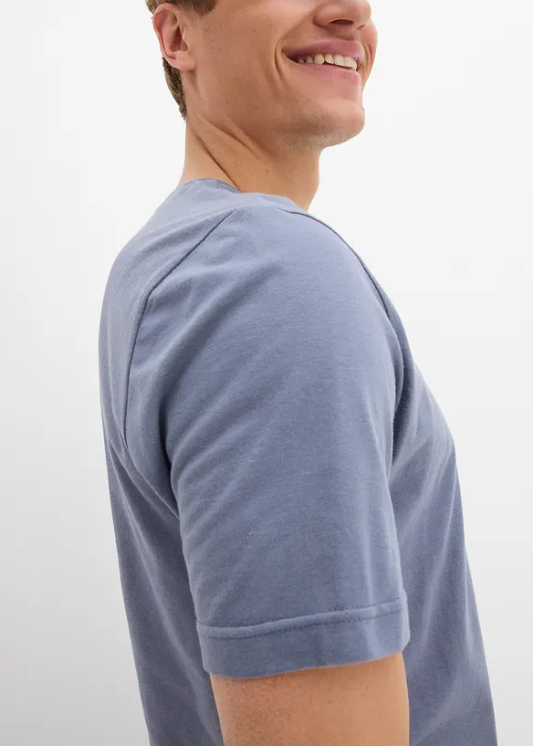 T-Shirt aus reiner Baumwolle (2er Pack), bonprix