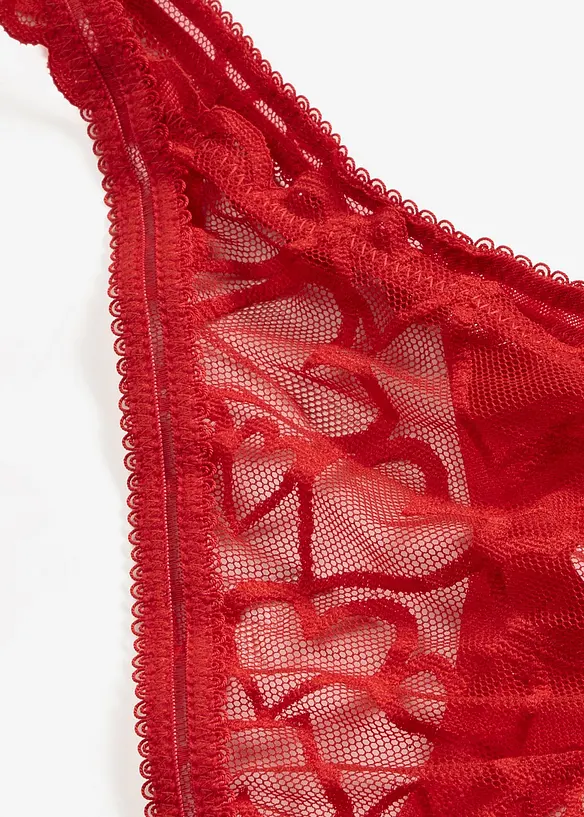 String &agrave; dentelle c&oelig;urs, bonprix