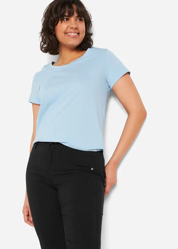 Pantalon bootcut en bengaline extensible, bonprix