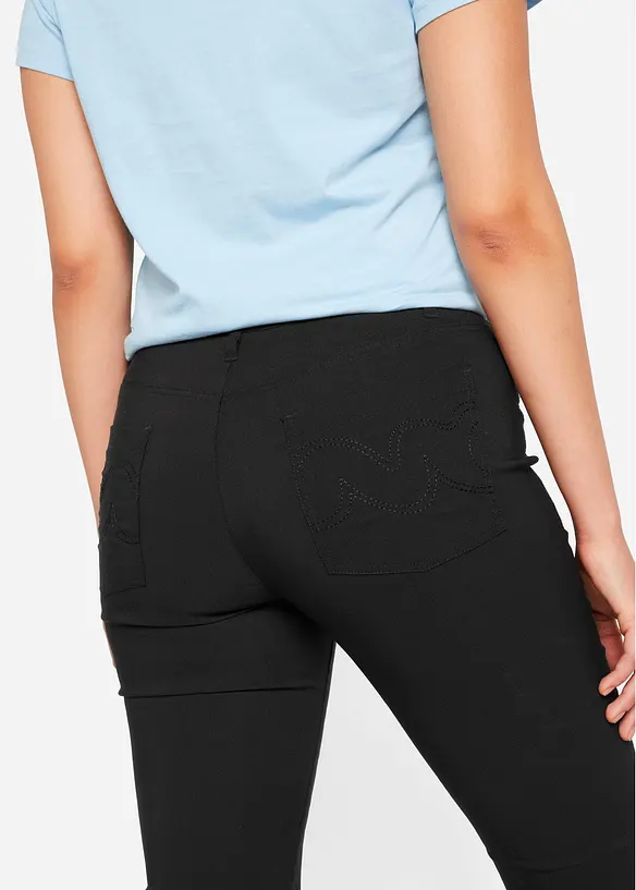 Pantalon bootcut en bengaline extensible, bonprix