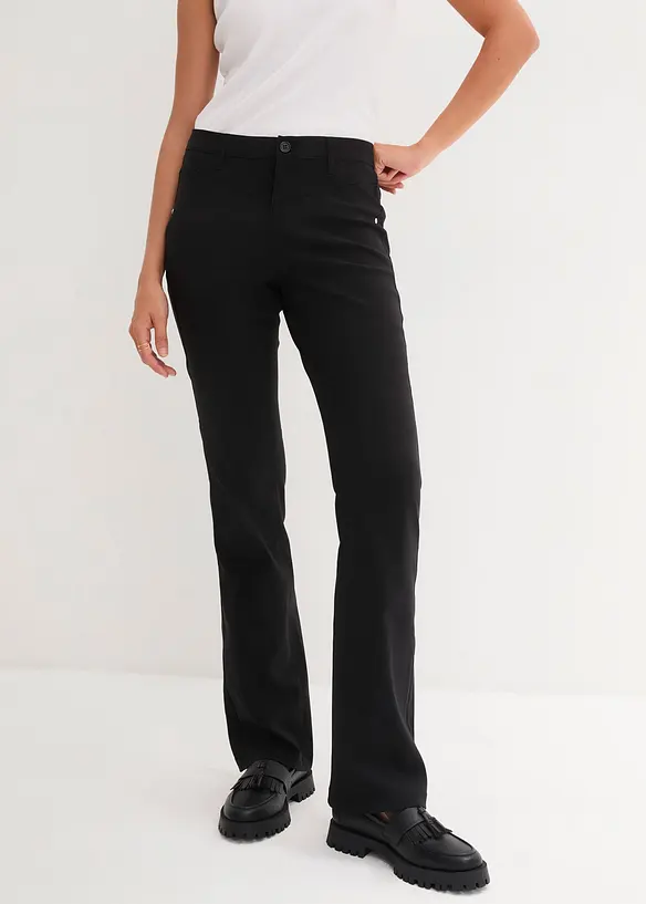 Bengalin-Stretch-Hose, Bootcut, bonprix