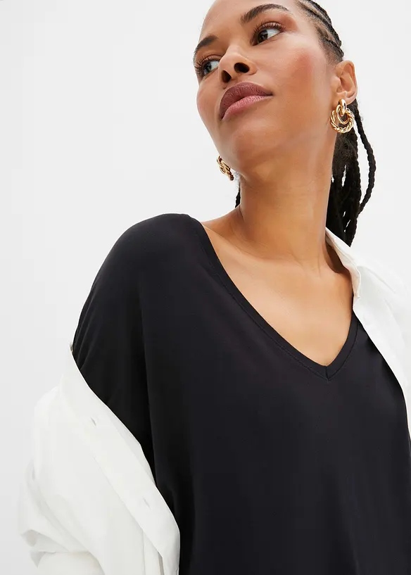 Long-Shirt aus Viskose-Mix, bonprix