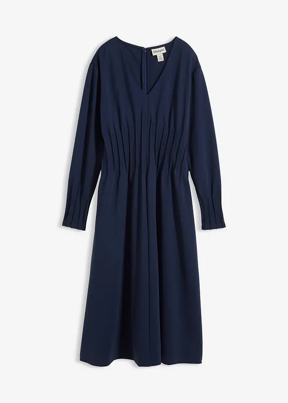 Robe confortable avec plis d&eacute;coratifs, bonprix