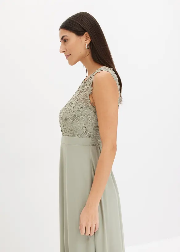 Maxikleid mit Spitze, bonprix