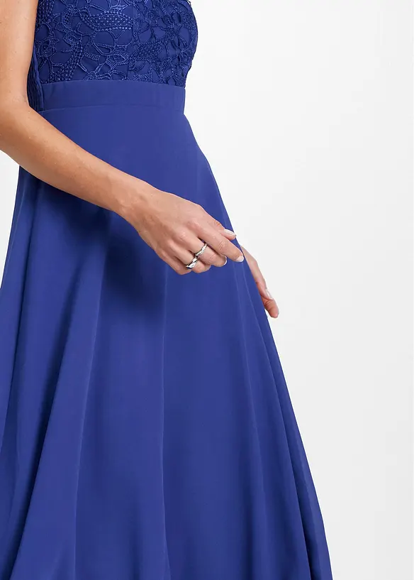 Robe longue avec dentelle, bonprix