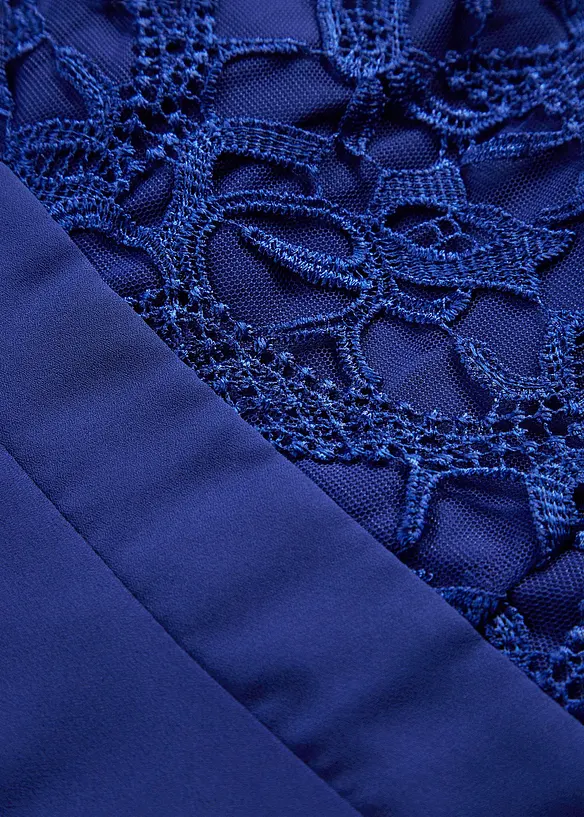 Robe longue avec dentelle, bonprix