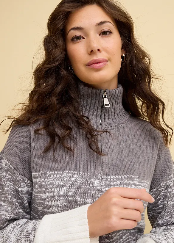 Pull camionneur &agrave; effet ombr&eacute;, bonprix