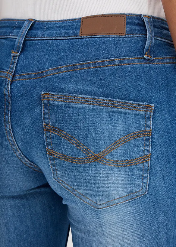 Skinny Jeans Mid Waist, Stretch, bonprix