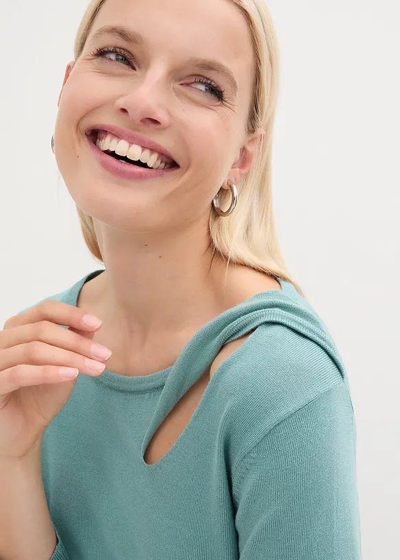 Pull en maille fine, bonprix