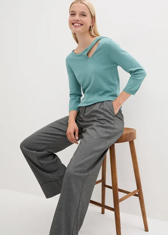 Pull en maille fine, bonprix