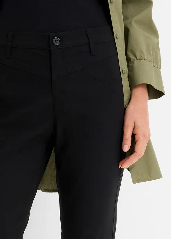 Bengalin-Stretch-Hose, Bootcut, bonprix