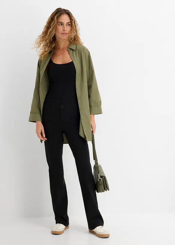 Bengalin-Stretch-Hose, Bootcut, bonprix