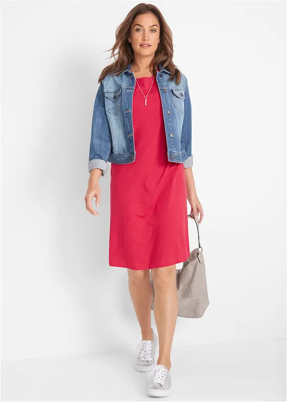 Jerseykleid mit reiner Bio-Baumwolle, bonprix