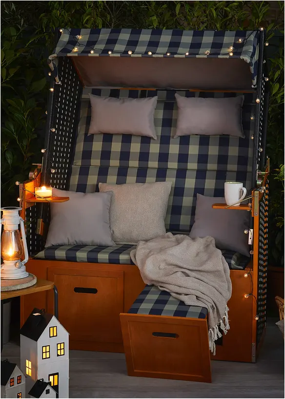 Guirlande lumineuse solaire avec 50 petites sph&egrave;res LED, bonprix