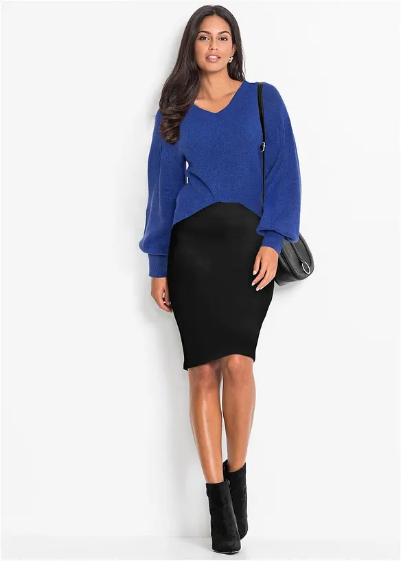 Oversize-Strick-Pullover, bonprix