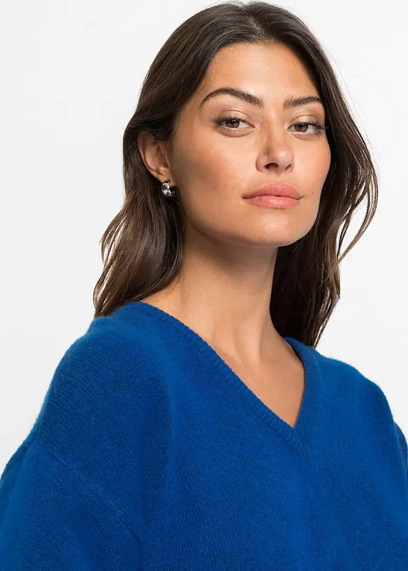 Oversize-Strick-Pullover, bonprix