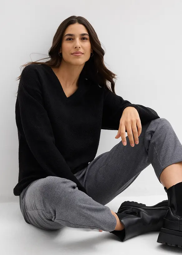 Pull en maille oversize, bonprix