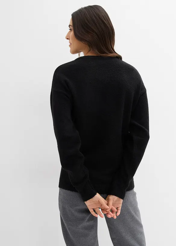 Pull en maille oversize, bonprix