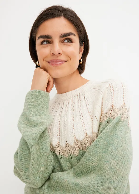 Ajour-Pullover, bonprix