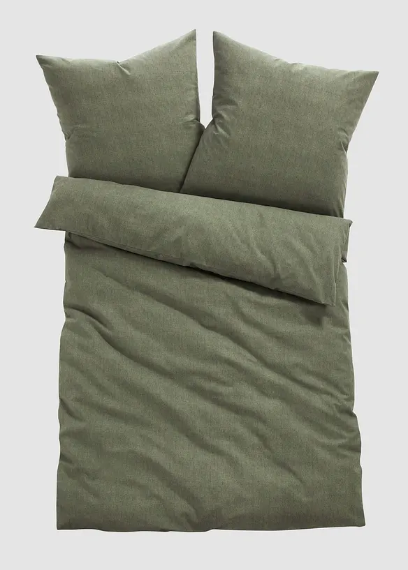Linon-Bettw&auml;sche in Leinenoptik, bonprix
