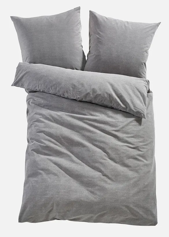 Linon-Bettw&auml;sche in Leinenoptik, bonprix