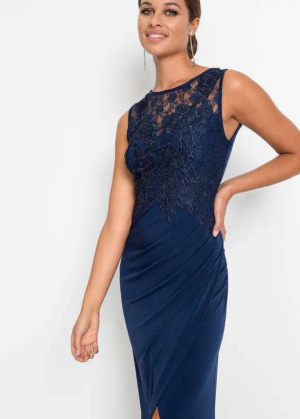 Maxikleid mit Spitze, bonprix