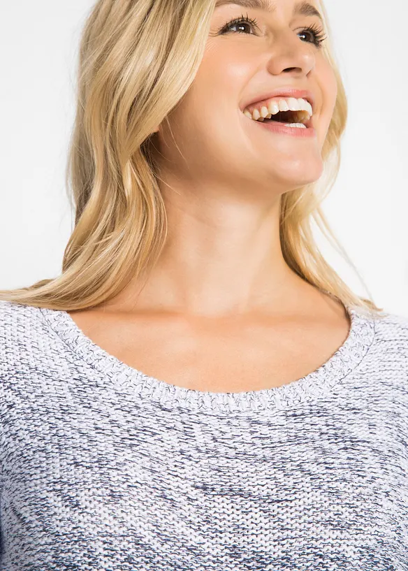 Pull en grosse maille avec d&eacute;grad&eacute; de couleur, bonprix