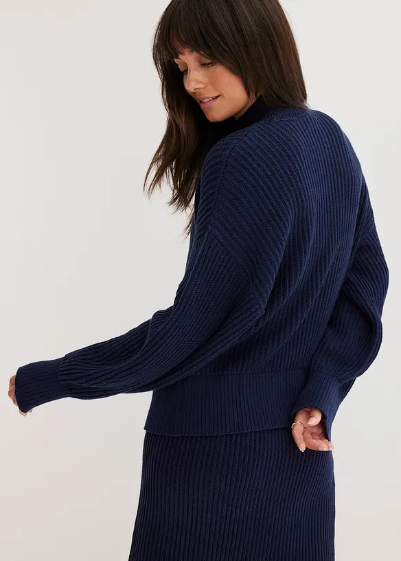 Pull oversize 100% coton, bonprix